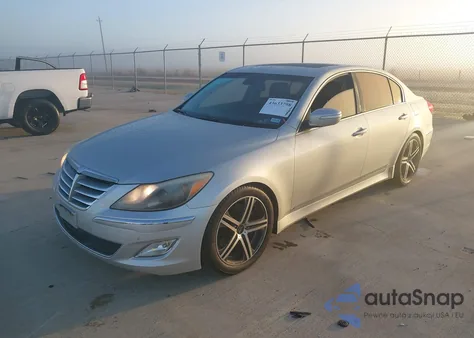 2012 Hyundai Genesis 5.0 R-Spec из США, поврежденный, VIN KMHGC4DHXCU168508